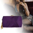 thumbnail image 1 of tredstone Sac Pochette de Soirée de Luxe à Pampilles Sac à Main Pochette Sacs à Bandoulière Femmes Violet, 1 of 8
