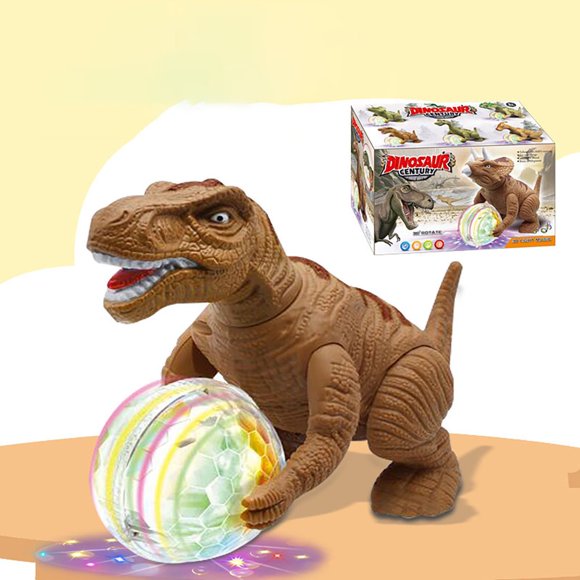 Jouet Dinosaure Électrique Mécanique Garçon Qui Rampe avec Éclairage Effet Sonore Modèle de Simulation Éducation Précoce Cadeau de Fête