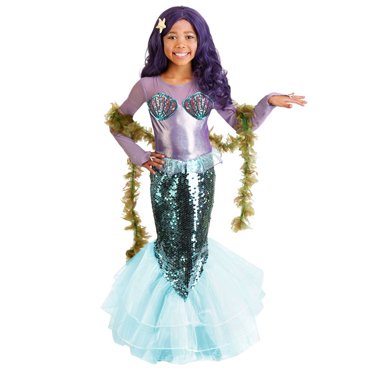 Déguisement Mignon Violet pour Enfants Mermaid
