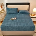 thumbnail image 2 of Winter Bedding Upholstered Bedspread with Mattress Protector, Thickened Facecloth Bedsheet, 2 of 7