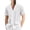 White, variant on BOBOGOJP Men's Short Sleeve Lightweight Shirt Short Sleeve Button Down Striped Casual Linen Dress Shirts,Black XL