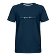 thumbnail image 3 of Chemises pour Hommes, Hommes Imprimé Col Rond Décontracté Mode Manches Courtes Blouses Col Rond Chemises, 3 of 3