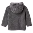 thumbnail image 2 of George Baby Boys' Pile Fleece Full Zip Hoodie, 2 of 2