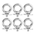 thumbnail image 2 of Eye Bolt Anchoring Kit, Easy Install Rust Proof Secure Fix Heavy Duty 6 Pcs Track Mount Tie Down Eyelets  for Trucks, 2 of 7