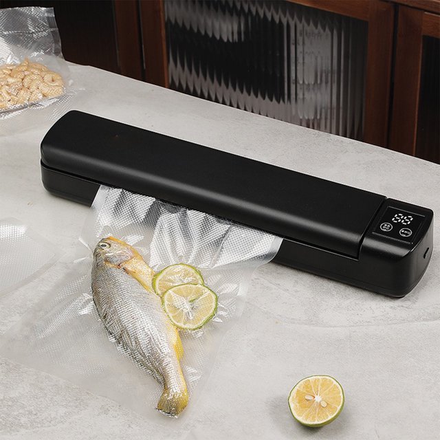 TIMIFIS Apartment Essentials Vacuum Sealer Food Protector Vacuum Sealer Machine Automatic Food Vacuum Sealer for Food Preservation Sealing Packing System for Fresh Food and Food Storage