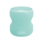 Dr. Brown's Natural Flow Options+ Glass Baby Bottle Silicone Wide-Neck Sleeve 5oz Mint Green