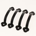thumbnail image 4 of Metal Cabinet Knobs Metal Cupboard Door Handles Drawer Pulls 8Pcs Hardware , Black, 4 of 8