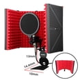 thumbnail image 2 of Langgg Foldable Metal Mic Isolation Shield for Microphone Recording Equipment, 2 of 9