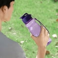 thumbnail image 4 of Birdeem Plastic Water Bottle with Flip Top Lid, Leak Proof and Portable Design for Outdoor Sports, Hiking, and Daily Use, Large Capacity Hydration, Compact Size Includes Carry Strap, Easy to Clean, 4 of 9