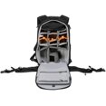 thumbnail image 3 of Lowepro ProTactic BP 350 AW II 16L Green Line Camera and Laptop Backpack, Black, 3 of 5
