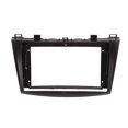 thumbnail image 2 of Dash Mounting Fascia Fit For 3 2010-2013丨 Qiilu Car Navigation Frame Trim丨9in Car Navigation Panel Frame Black Stereo Dash Fascia Replacement For  3 2010-2013 Auto Repair Tool, 2 of 8