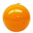 thumbnail image 1 of Bougie en forme de boule orange haute brillance, non parfumée, 1 of 5
