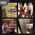 thumbnail image 3 of Kelvin Tools Retractor Auto Advance - Automatic Multi-Tool Screwdriver, Multi-Head Screwdriver All-in-one, Autoloader Multi-bit 6-in-1 Screwdriver, Multi-use Tools (Navy/Grey), 3 of 6