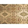 thumbnail image 1 of Ahgly Company Machine Washable Indoor Rectangle Transitional Yellow Orange Area Rugs, 7' x 9', 1 of 7