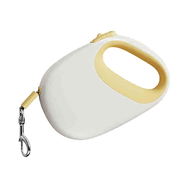 Laisse Rétractable pour Chien avec Sangle Extensible, Poignée et Mécanisme de Verrouillage à Pause pour la Marche Extérieure, l'Entraînement et le Contrôle en Voyage