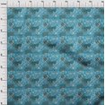 thumbnail image 4 of oneOone Tissu en Rayonne Bleu Sarcelle Patchwork Tissu pour Robe Tissu Imprimé au Mètre 56 Pouces de Large, 4 of 5