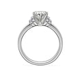 thumbnail image 2 of 0.65 Carat Excellent Heart Shape Genuine Diamond Latest Design Solitaire Engagement Ring for Ladies Solid 18K White Gold Size 7.5, 2 of 6