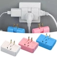 thumbnail image 1 of Big Savings! 1 to 3 Socket Power Converter, 180 Degree Rotatable Power Plug, Wireless Multi-Outlet Socket, Universal Plug Adapter for Home & Office Use Sales Today Clearance!, 1 of 2