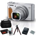 thumbnail image 1 of Canon PowerShot SX740 HS Digital Camera (Silver) Includes Carry Case and Tripod(International Model), 1 of 7