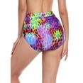 thumbnail image 4 of RELLECIGA Bas de Bikini Froncé Taille Haute pour Femmes, 4 of 7