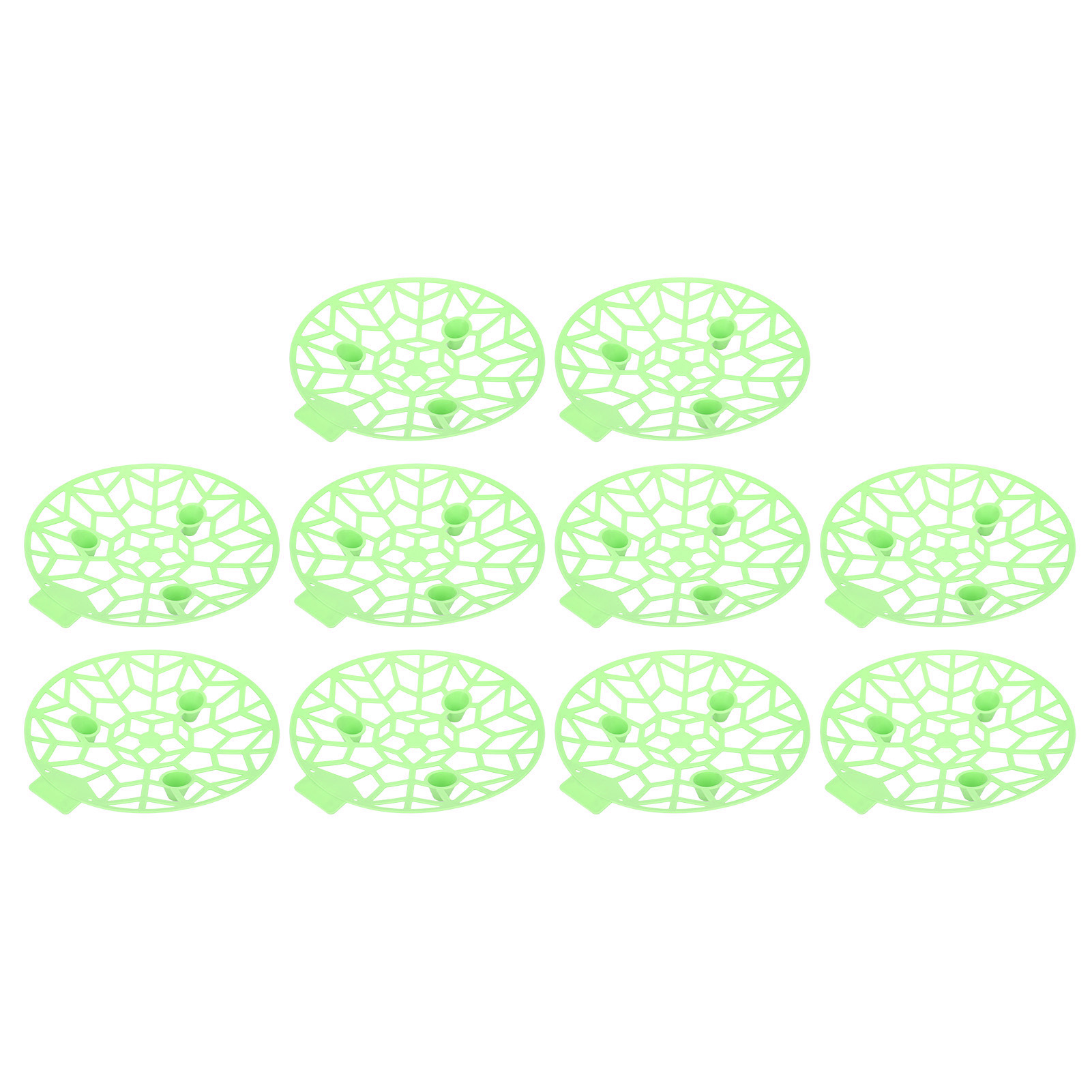 Fruit Support Stand, 3 Strong Supports Plastic Material Melon Support Frame Steady Reusable Prevent Rotting For Melons Fruits Blue,Green