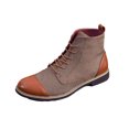 thumbnail image 1 of Bottes Mi-Mollet Décontractées à Lacets pour Hommes à Bout Pointu, 1 of 9
