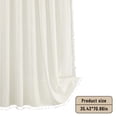 thumbnail image 3 of Vaidha Rideau de Douche Bohème de Style Ferme, Ensemble de Rideau de Douche en Tissu Rayé en Lin Robuste avec Pompon, Hydrofuge, Rideau de Douche en Tissu Bohème Vintage Campagnard, 3 of 7
