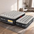 thumbnail image 1 of OhGeni 20" Queen Air Mattress (1-Pack) with Built in Pump, Inflatable Blow Up Bed, Upgraded Air Column Support for Enhanced Stability, Raised Height for Easy Entry & Exit, 650 lbs Capacity, 1 of 5