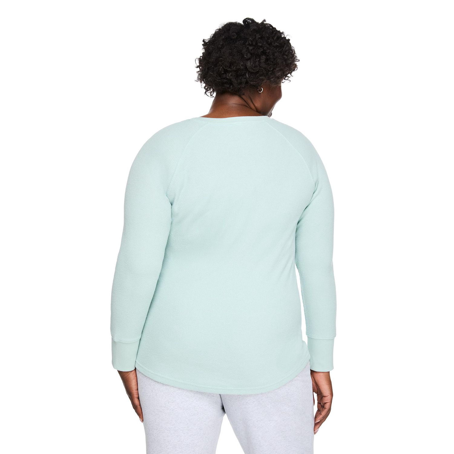 George Women's Plus Long-Sleeve Raglan Sleep T-Shirt