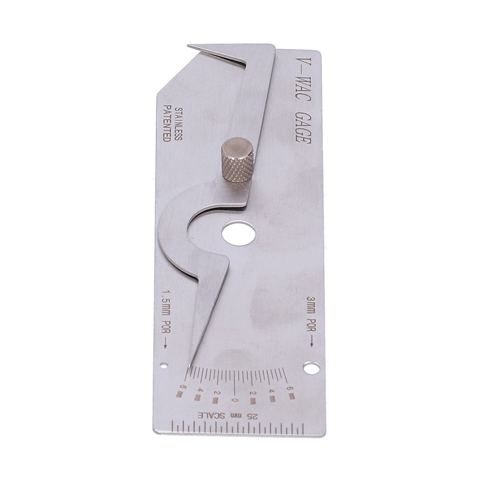 V-WAC Type Weld Depth Inspection Ruler Weld Undercut Ruler Undercut Depth Ruler