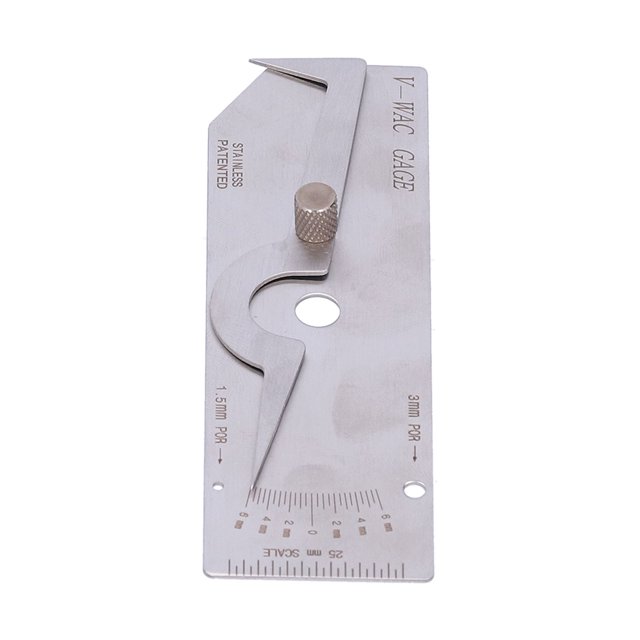 V-WAC Type Weld Depth Inspection Ruler Weld Undercut Ruler Undercut Depth Ruler