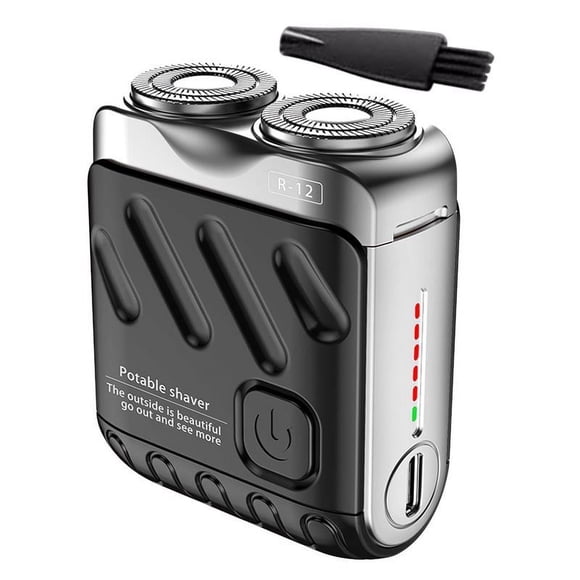 Beard Shaver Mini and Portable Suitcase Shaver Mini and Portable Suitcase Double-Ring Magnetic Cutter 2024 Mens Favorite Portable Mini Shaver