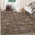 thumbnail image 2 of FairOnly 5'x7' Solid Area Rugs Ultra Soft Washable Rug, Modern Abstract Rug with Non Slip Backing Low Pile Indoor Carpet for Living Room Bedroom Dining Room, Brown, 2 of 8