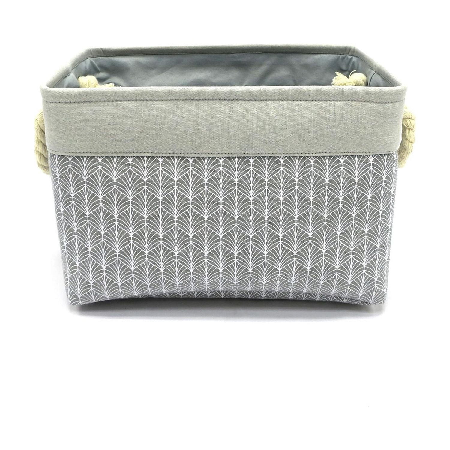 Hometrends Printed Fabric Basket Small