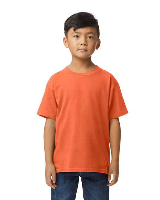 Gildan G650B Youth Softstyle Midweight T-Shirt - ORANGE - S