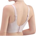 thumbnail image 4 of Women's Deep V Bralette - Floral Lace Push Up Bralette | Wireless Plunge Bra with Racerback Crop Top Design, 4 of 4