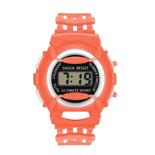 Up to 65% Off Children Girls Analog Digital Sport LED Electronic Wrist Watch New Necklace Rings Earring Jewelry on Clearance