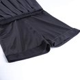 thumbnail image 5 of Punk Cross Print Dark Mini Skirts Chain Belt Black Uniform Pleated Skirt, 5 of 5