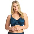 thumbnail image 1 of Elomi Womens Cate Underwire Full Cup Banded Bra, 38G, Petrol, 1 of 4