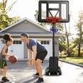 thumbnail image 4 of Gymax Système de Panier de Basketball Portable avec Réglage Facile de la Hauteur de 7,9 à 10 Pi, 4 of 9