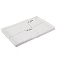thumbnail image 4 of Plateau de Service Jetable table de Buffet de Traiteur pour BBQ Blanc 21x10 cm, 4 of 7