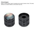 thumbnail image 4 of Uxcell Dome Knobs Guitar Knob 6mm Black Shell Top Black Metal Volume Tone Control with Inner Hexagon Spanner Knob 2Pack, 4 of 6