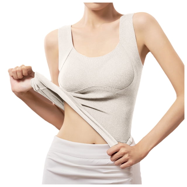 Débardeurs Gainants pour Femmes Sans Coutures, Col Rond, pour l'Entraînement, Confort et Soutien