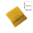 thumbnail image 3 of TopLLC Couverture Jetée, Couverture Jetée pour Canapé Couverture Douce Couverture Tricotée Couverture à Franges Couverture de Sofa Couverture de Sommeil 180x130cm Couverture Douce, 3 of 6