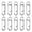 E, variante sur Clips de Vitesse 10 Pcs Clips de Vitesse de Pêche en Acier Inoxydable Clip de Vitesse pour Pêche Connecteur à Changement Rapide Quick Snap Crankbait Hameçons pour Eau Salée et Abri sur Glace Flip over pour Montages Haute Basse Glace