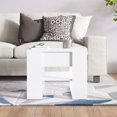 thumbnail image 3 of vidaXL Coffee Table High Gloss White 55.5x55x45 cm Engineered Wood, 3 of 4