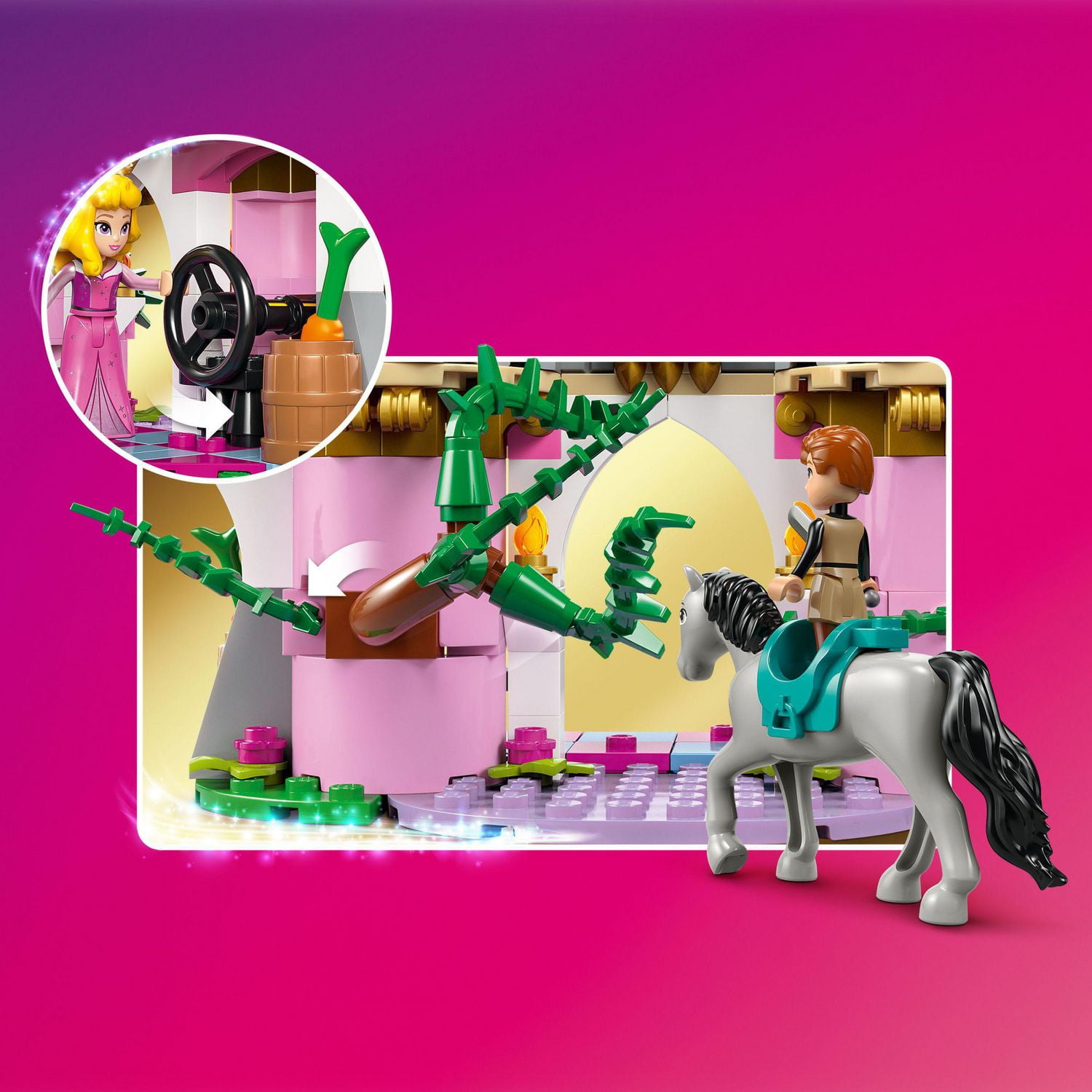 LEGO Disney Princess Maleficent’s Dragon Form Building Set for Kids and Sleeping Beauty Fans, Disney Princess Figure, Castle Toy, Fun Gift Idea for Girls and Boys ages 7 Plus Who Love Aurora, 43240