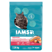 Iams Proactive Health Adult Indoor Weight & Hairball Care Dry Cat Food with Salmon 7.26kg