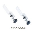 thumbnail image 2 of Lipstore 2 Pcs Support de Bureau en Panneau Perforé Réglable pour Bureau 1- 4.5cm pour Maison Bureau Blanc, 2 of 8