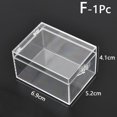 thumbnail image 1 of Boîte en Plastique Transparente Rectangulaire Affichage d'Échantillons ct Boîtes de Rangement de Bureau, 1 of 11